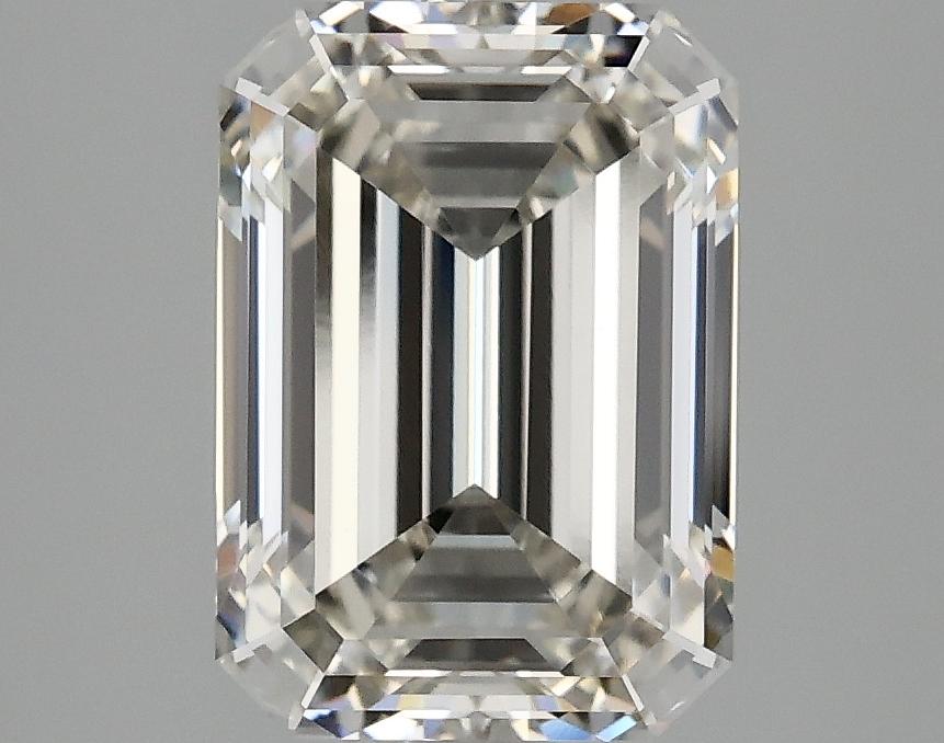 3.09 Carat Emerald Shaped Ideal Cut VVS2 IGI Certified Lab Grown Diamond