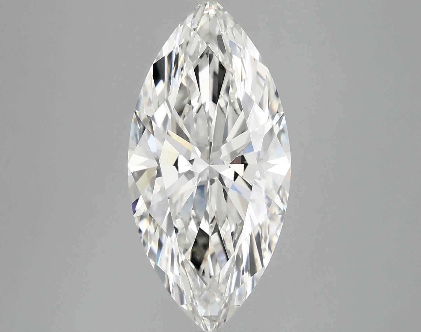 3.57 Carat Marquise Shaped Excellent Cut VS1 IGI Certified Lab Grown Diamond