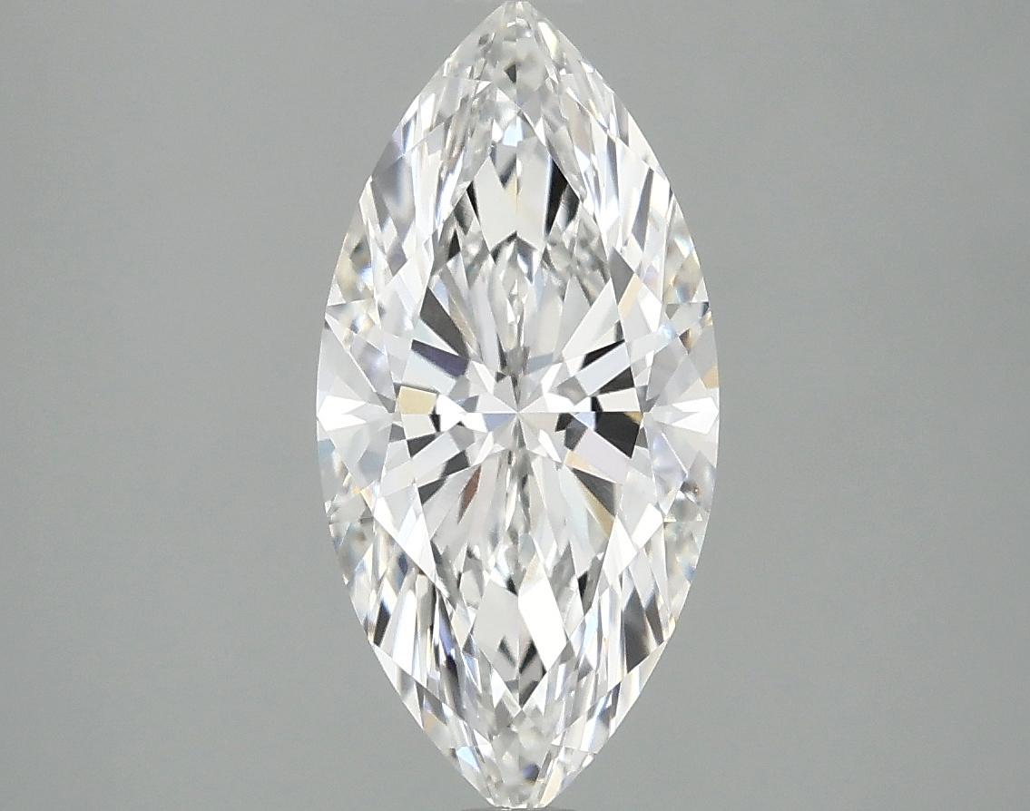 2.09 Carat Marquise Shaped Excellent Cut VVS2 IGI Certified Lab Grown Diamond