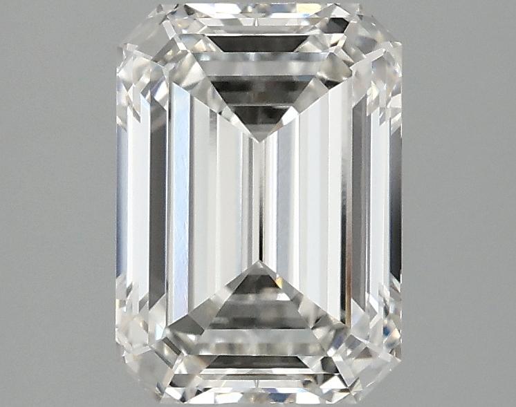 2.08 Carat Emerald Shaped Ideal Cut VVS2 IGI Certified Lab Grown Diamond