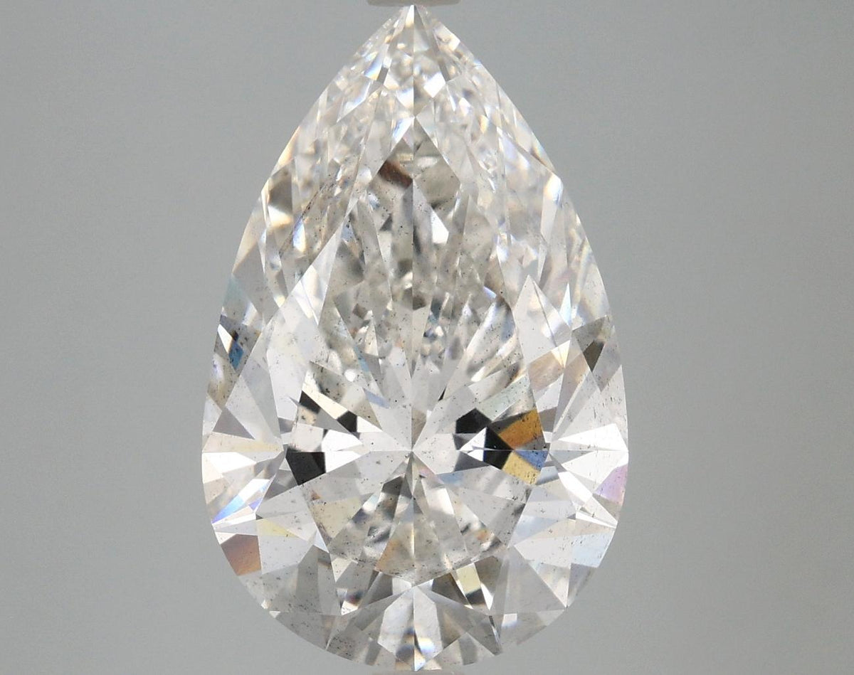 5.06 Carat Pear Shaped Ideal Cut SI1 IGI Certified Lab Grown Diamond
