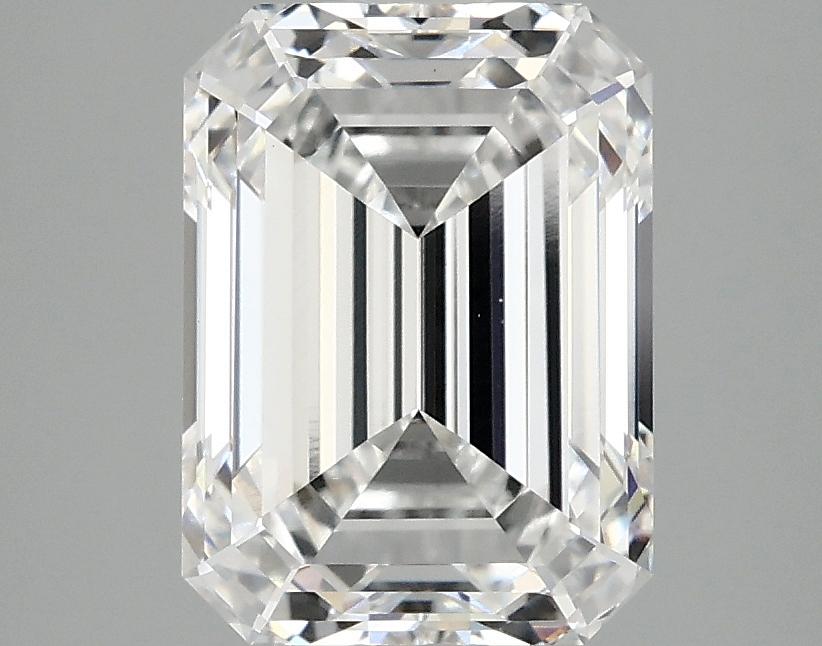 3.08 Carat Emerald Shaped Excellent Cut VVS2 IGI Certified Lab Grown Diamond