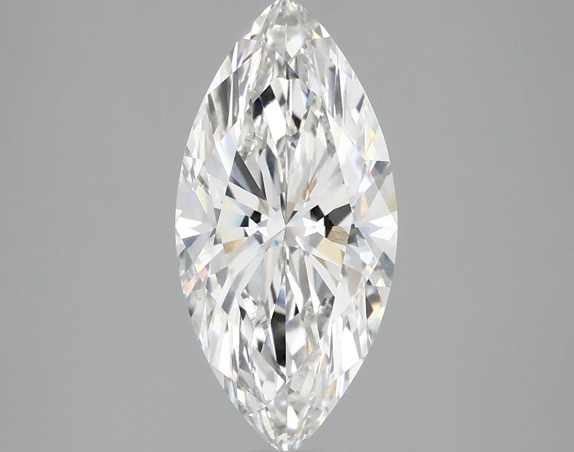 2.07 Carat Marquise Shaped Excellent Cut VVS2 IGI Certified Lab Grown Diamond