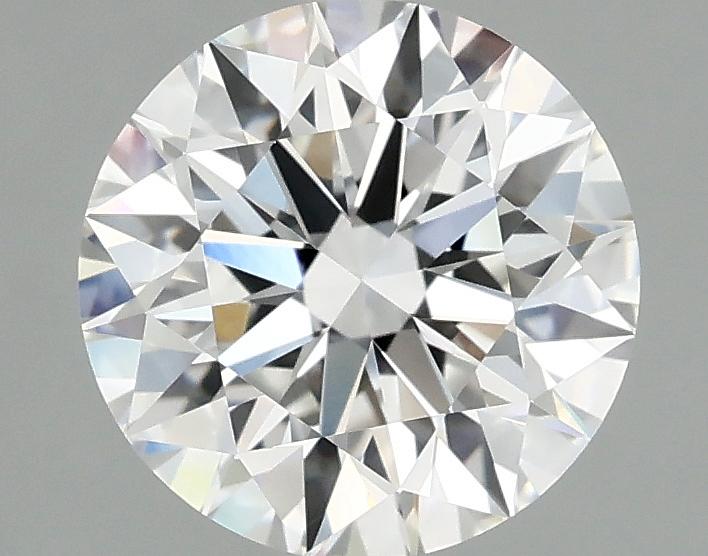 2.09 Carat Round Shaped Ideal Cut VVS2 IGI Certified Lab Grown Diamond