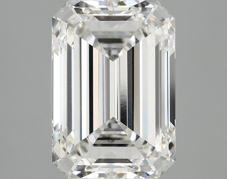 3.07 Carat Emerald Shaped Ideal Cut VVS2 IGI Certified Lab Grown Diamond