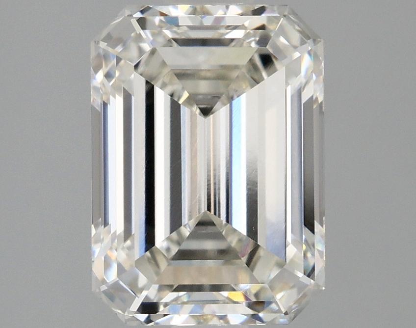 3.07 Carat Emerald Shaped Excellent Cut VVS2 IGI Certified Lab Grown Diamond