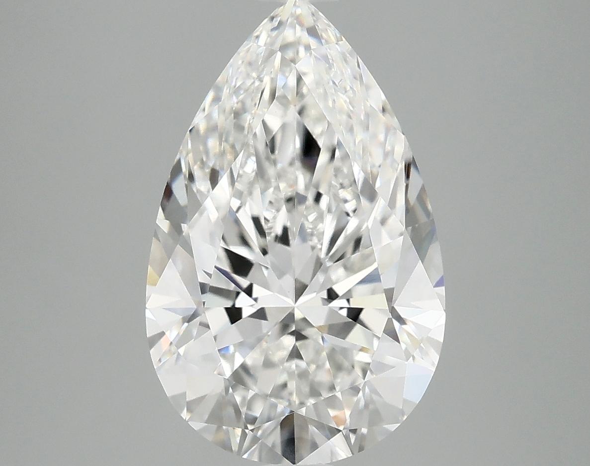 4.08 Carat Pear Shaped Ideal Cut VVS2 IGI Certified Lab Grown Diamond