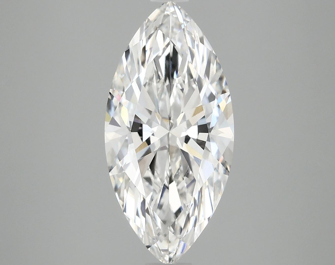 2.87 Carat Marquise Shaped Excellent Cut VS1 IGI Certified Lab Grown Diamond