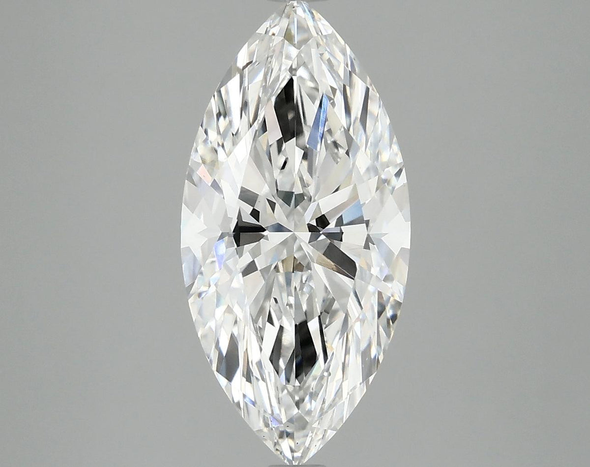 3.05 Carat Marquise Shaped Excellent Cut VS1 IGI Certified Lab Grown Diamond