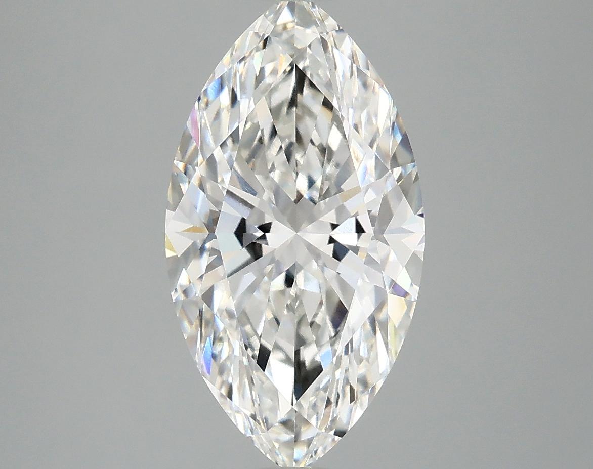 3.04 Carat Marquise Shaped Excellent Cut VVS2 IGI Certified Lab Grown Diamond