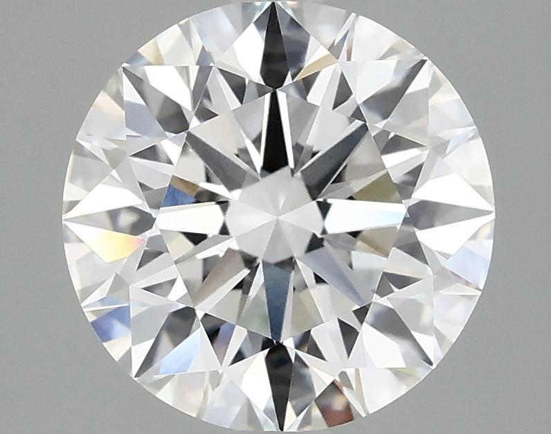 3.07 Carat Round Shaped Excellent Cut VVS2 IGI Certified Lab Grown Diamond