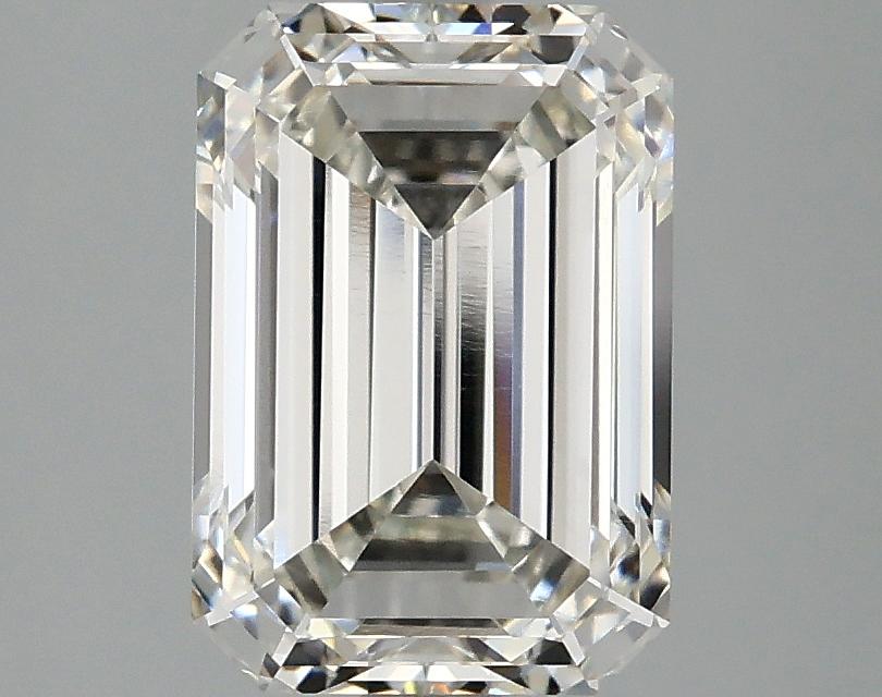 2.59 Carat Emerald Shaped Ideal Cut VVS2 IGI Certified Lab Grown Diamond