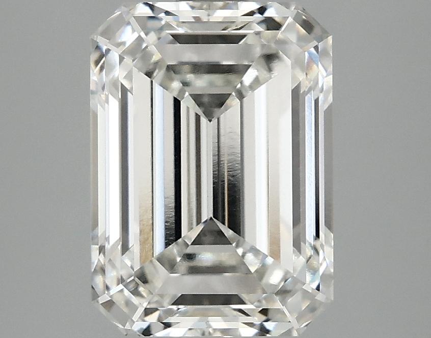 3.08 Carat Emerald Shaped Excellent Cut VVS2 IGI Certified Lab Grown Diamond