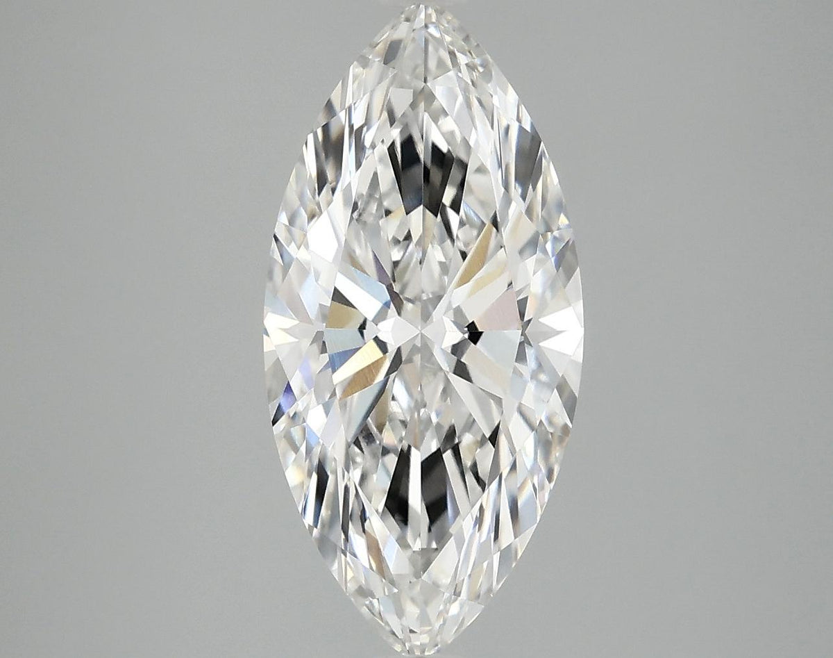 3.06 Carat Marquise Shaped Excellent Cut VVS2 IGI Certified Lab Grown Diamond