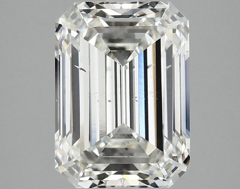 3.02 Carat Emerald Shaped Excellent Cut SI1 IGI Certified Lab Grown Diamond