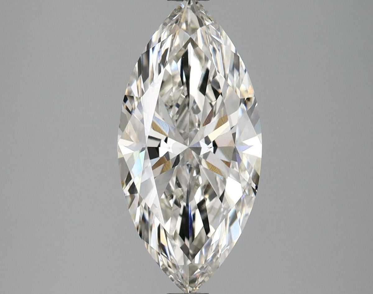 2.0 Carat Marquise Shaped Excellent Cut VVS2 IGI Certified Lab Grown Diamond