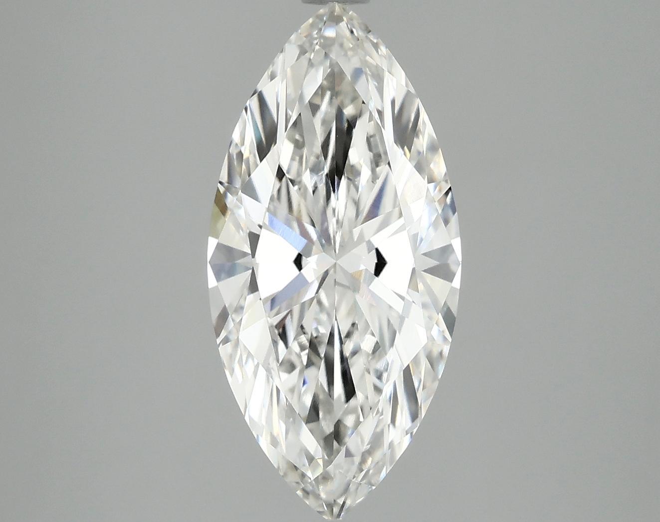 2.97 Carat Marquise Shaped Excellent Cut VVS2 IGI Certified Lab Grown Diamond