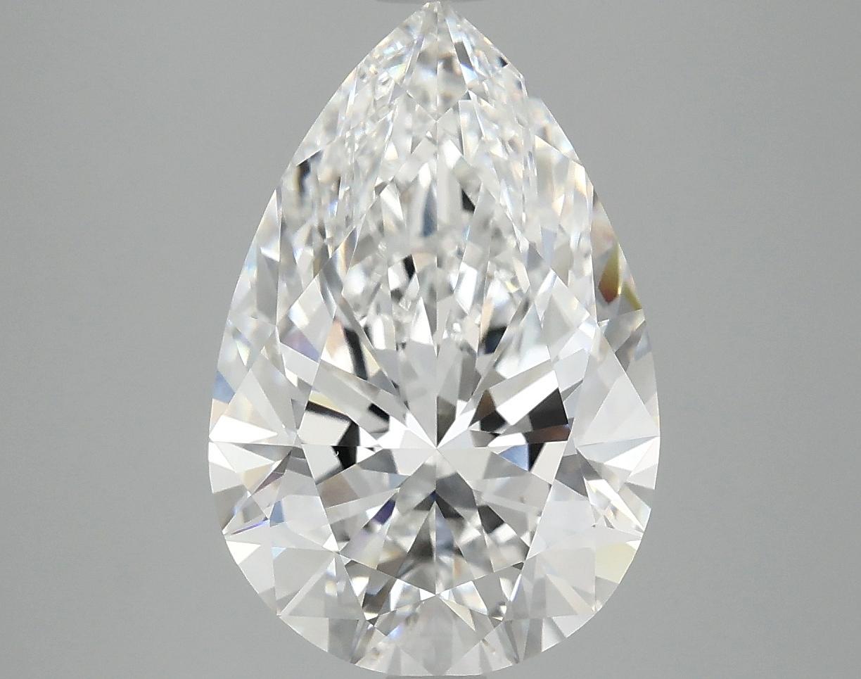 4.67 Carat Pear Shaped Excellent Cut VVS2 IGI Certified Lab Grown Diamond