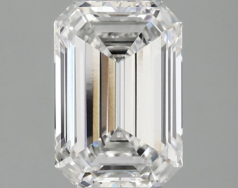 2.01 Carat Emerald Shaped Ideal Cut VVS2 IGI Certified Lab Grown Diamond