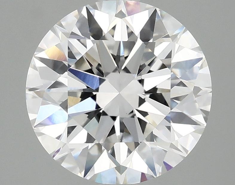 3.08 Carat Round Shaped Ideal Cut VVS2 IGI Certified Lab Grown Diamond