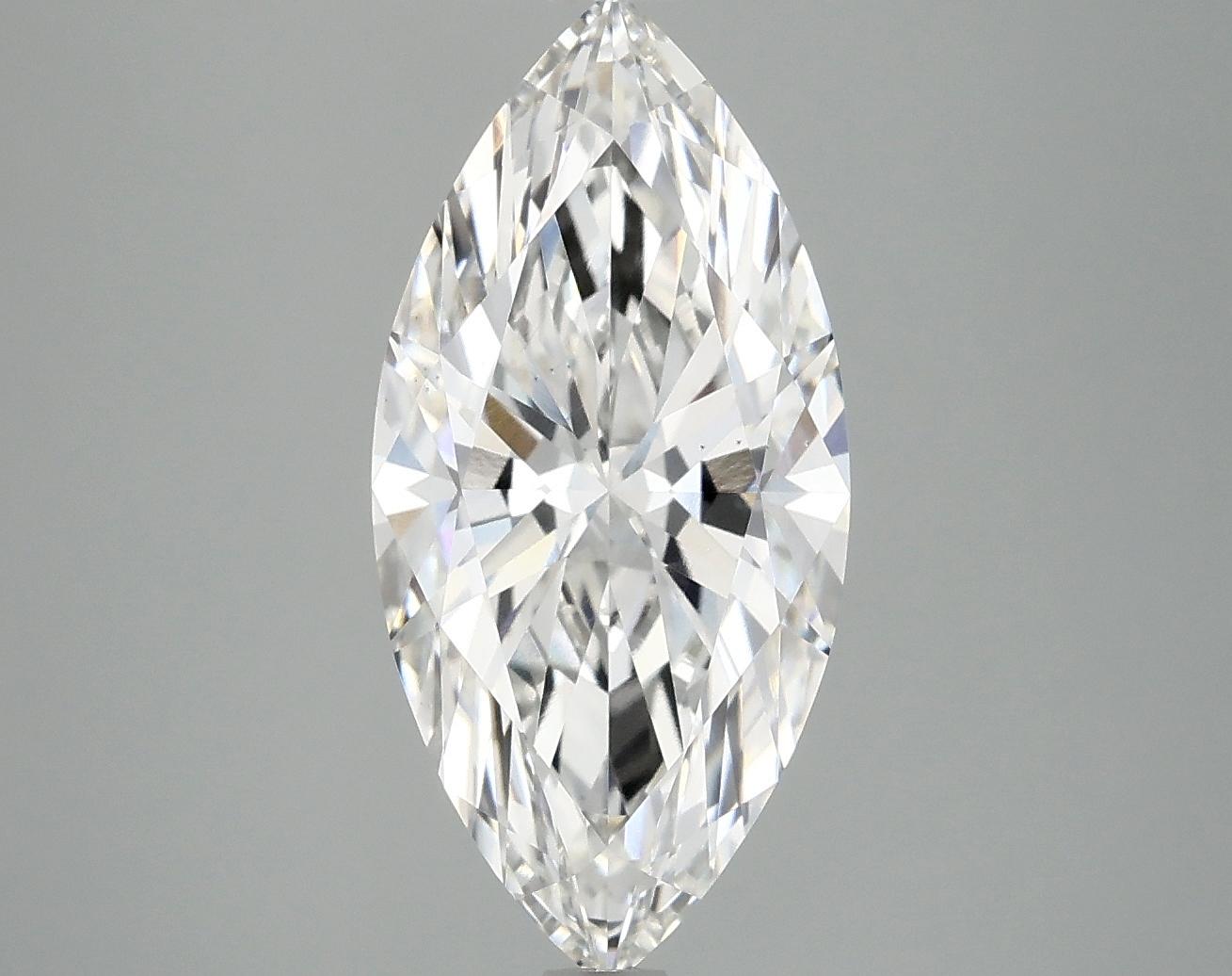 3.09 Carat Marquise Shaped Excellent Cut VS2 IGI Certified Lab Grown Diamond