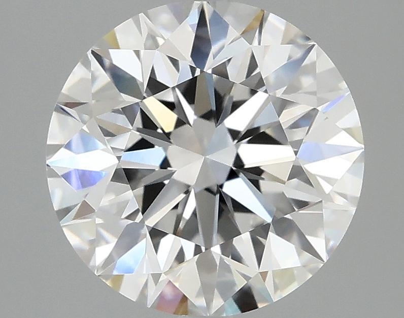 3.09 Carat Round Shaped Excellent Cut VVS2 IGI Certified Lab Grown Diamond