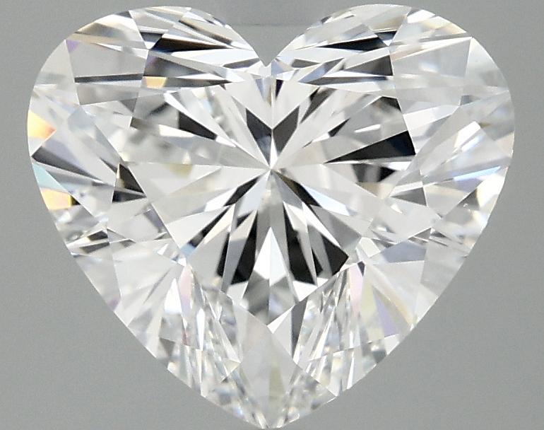 3.08 Carat Heart Shaped Ideal Cut VS1 IGI Certified Lab Grown Diamond
