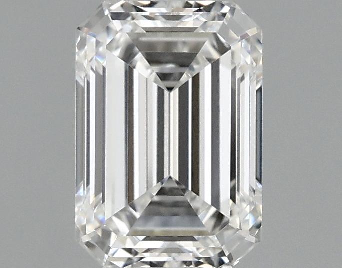 0.98 Carat Emerald Shaped Ideal Cut VVS2 IGI Certified Lab Grown Diamond