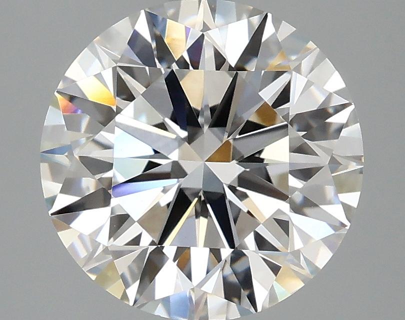 3.08 Carat Round Shaped Ideal Cut VVS2 IGI Certified Lab Grown Diamond
