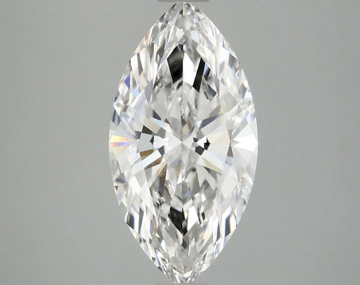 3.03 Carat Marquise Shaped Ideal Cut VVS2 IGI Certified Lab Grown Diamond
