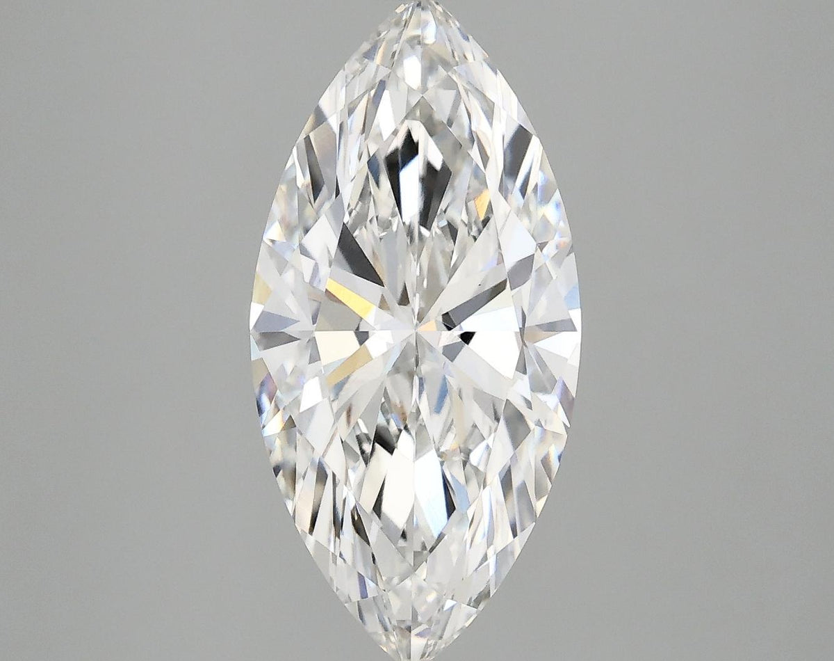 3.01 Carat Marquise Shaped Excellent Cut VVS2 IGI Certified Lab Grown Diamond