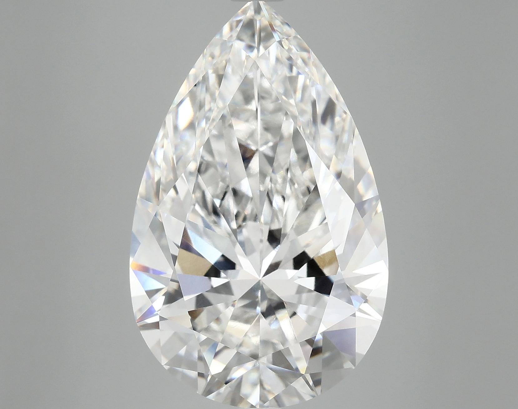 10.11 Carat Pear Shaped Ideal Cut VVS2 IGI Certified Lab Grown Diamond