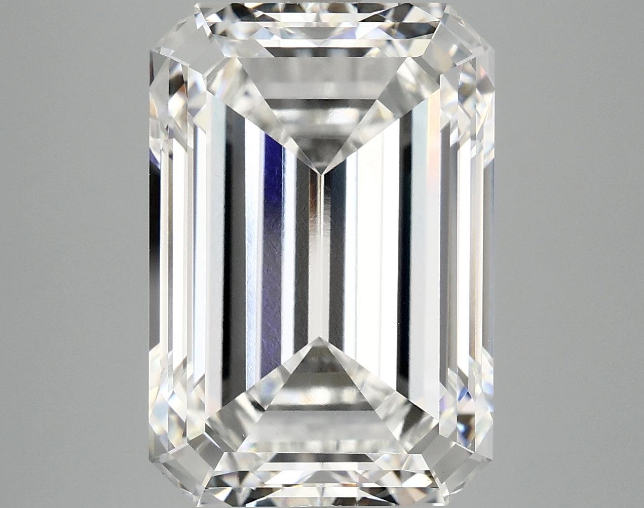 10.12 Carat Emerald Shaped Ideal Cut VVS2 IGI Certified Lab Grown Diamond