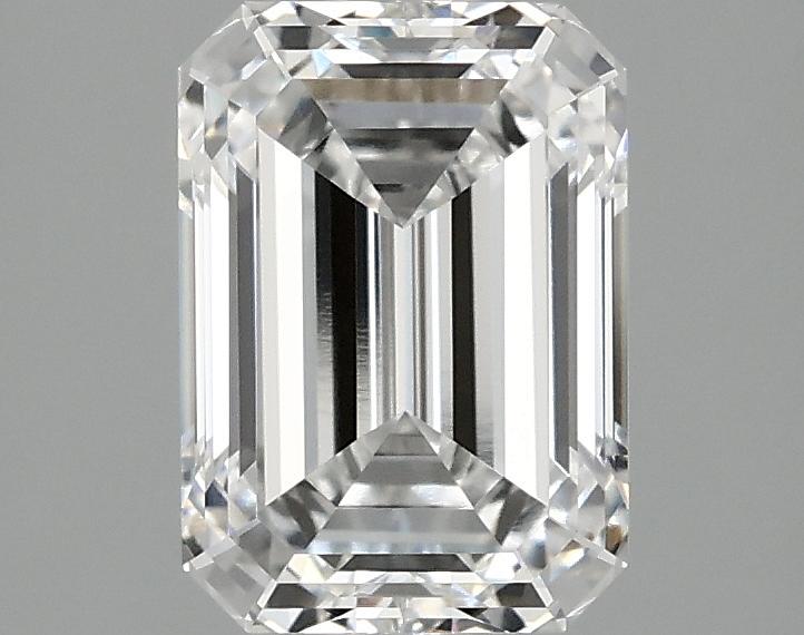 2.05 Carat Emerald Shaped Ideal Cut VVS2 IGI Certified Lab Grown Diamond