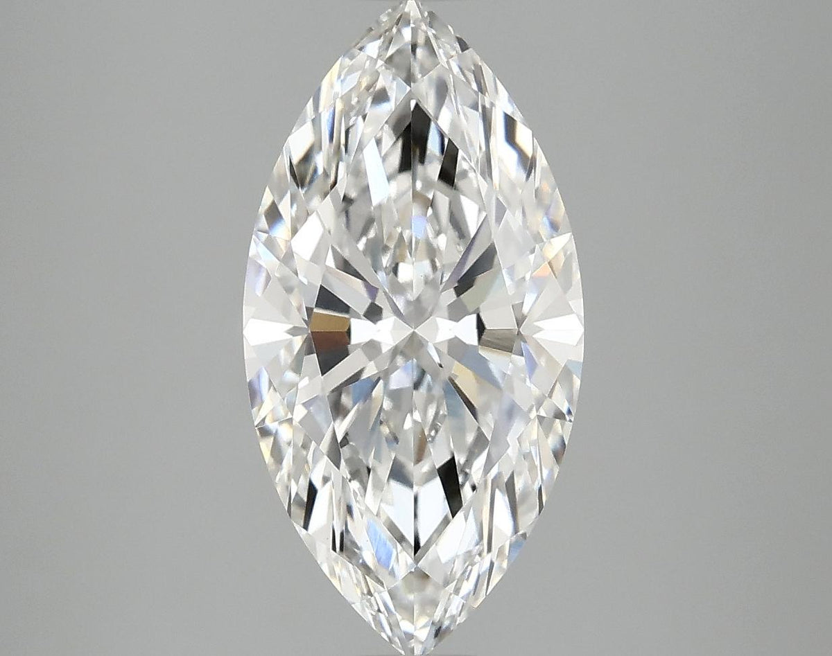 2.99 Carat Marquise Shaped Ideal Cut VVS2 IGI Certified Lab Grown Diamond