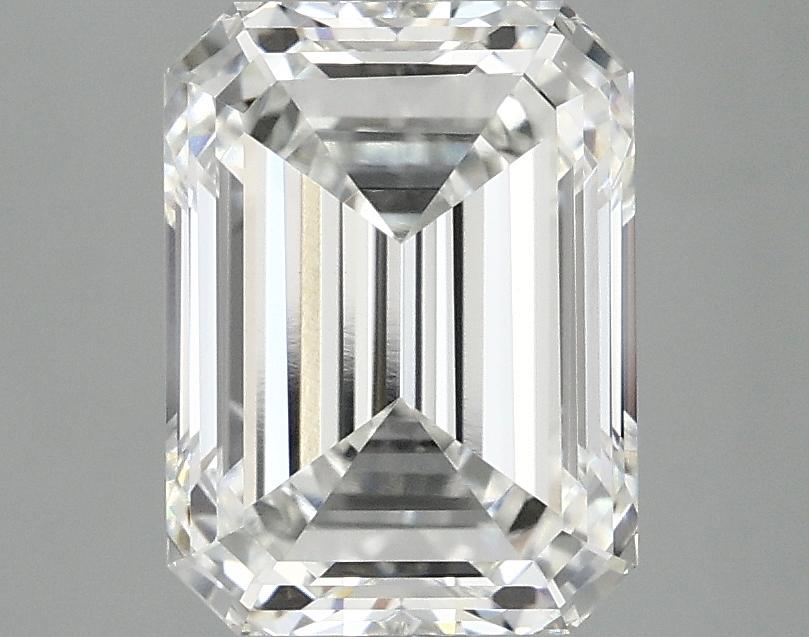 3.02 Carat Emerald Shaped Excellent Cut VVS2 IGI Certified Lab Grown Diamond