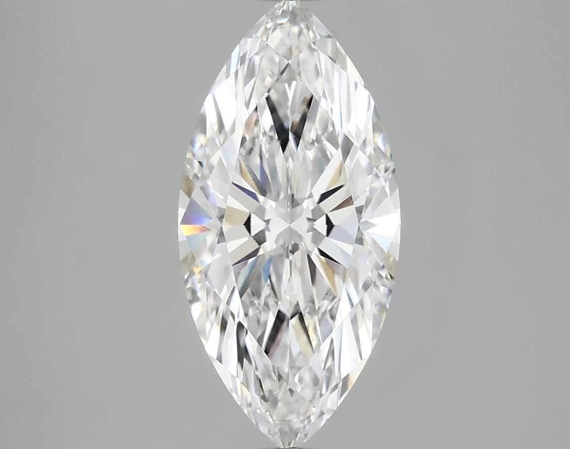 2.07 Carat Marquise Shaped Excellent Cut VVS2 IGI Certified Lab Grown Diamond