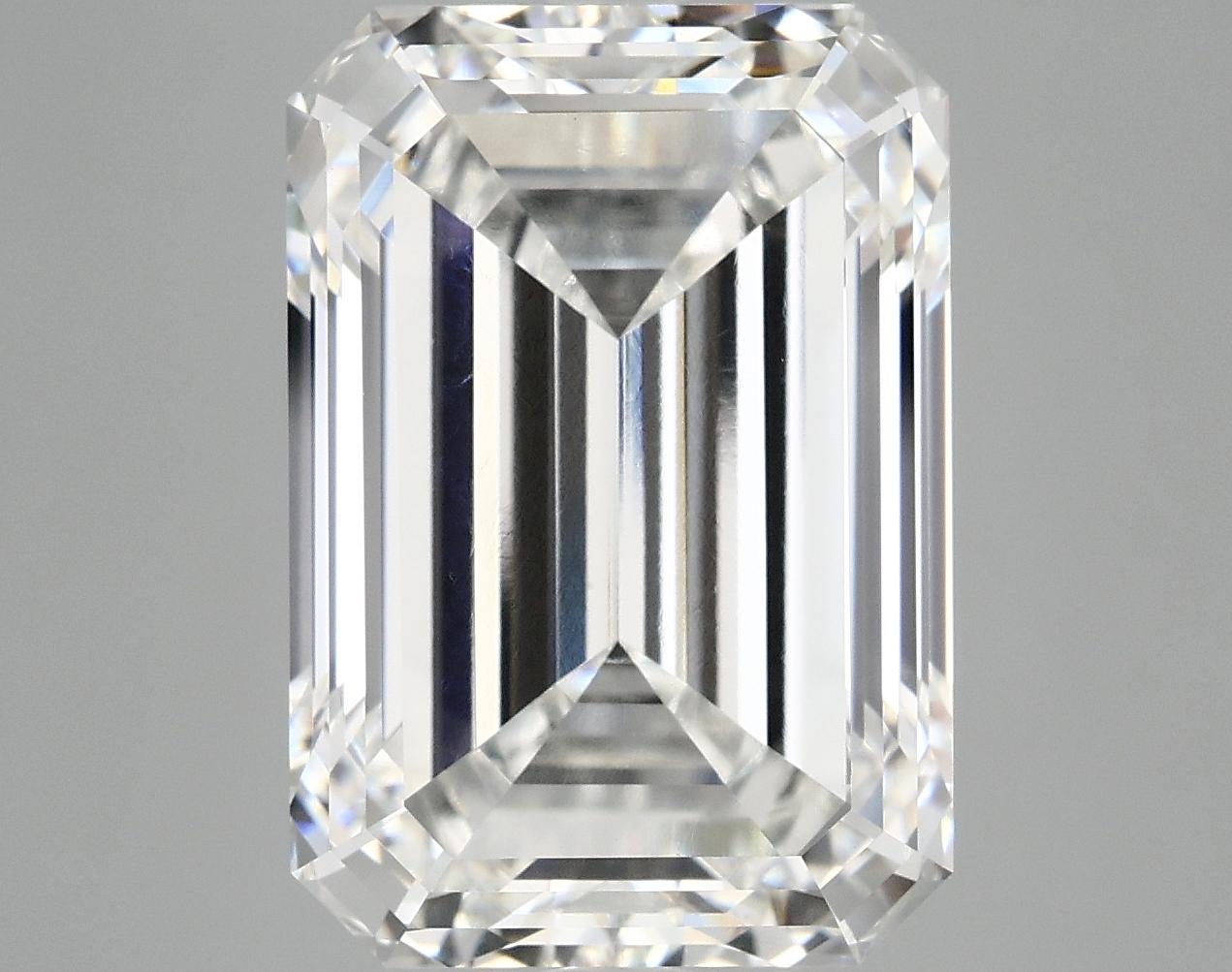 10.11 Carat Emerald Shaped Ideal Cut VVS2 IGI Certified Lab Grown Diamond