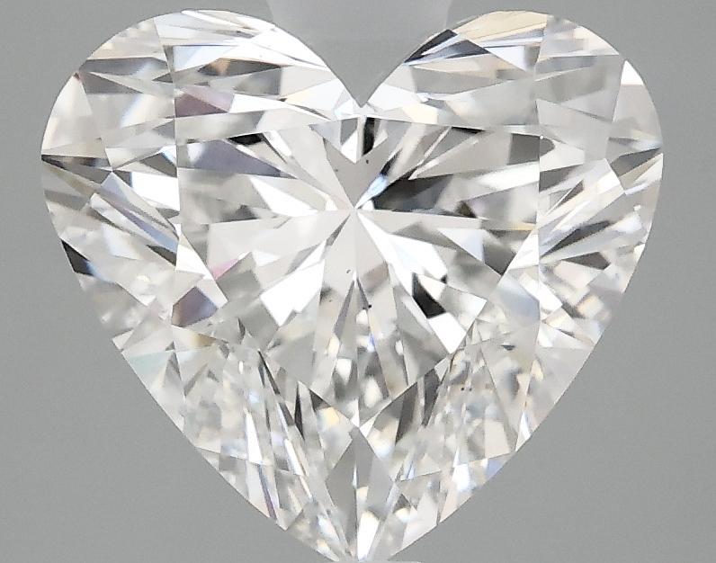 3.09 Carat Heart Shaped Ideal Cut VS2 IGI Certified Lab Grown Diamond