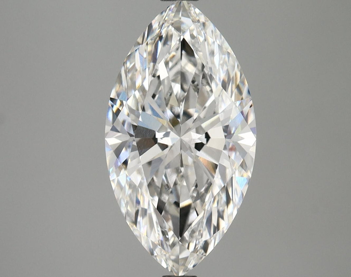 3.1 Carat Marquise Shaped Excellent Cut VVS2 IGI Certified Lab Grown Diamond