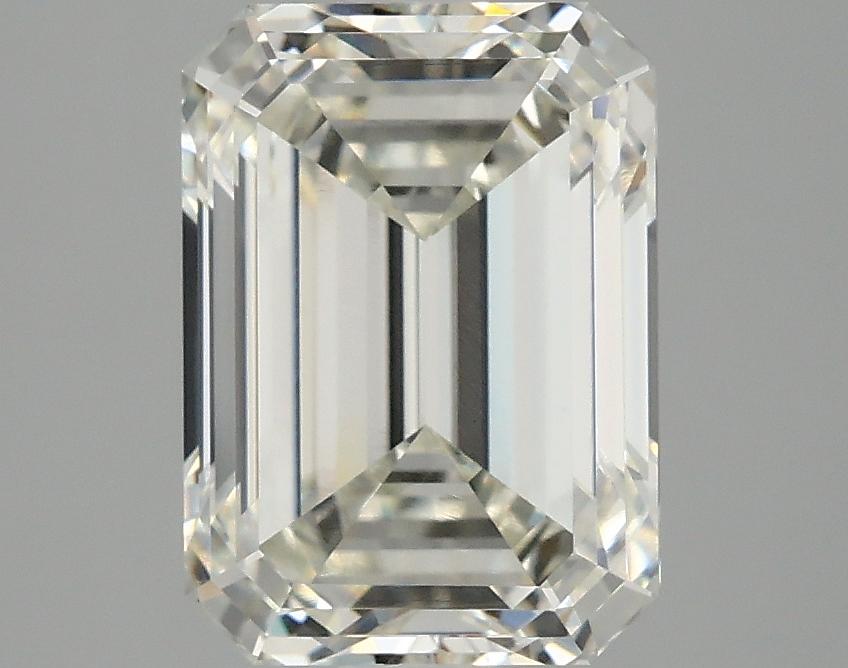3.08 Carat Emerald Shaped Excellent Cut VVS2 IGI Certified Lab Grown Diamond