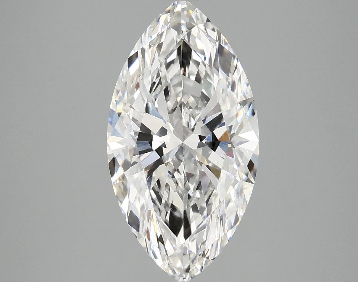 3.03 Carat Marquise Shaped Excellent Cut VVS2 IGI Certified Lab Grown Diamond