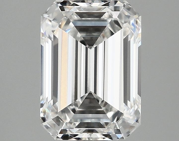 2.08 Carat Emerald Shaped Excellent Cut VVS2 IGI Certified Lab Grown Diamond