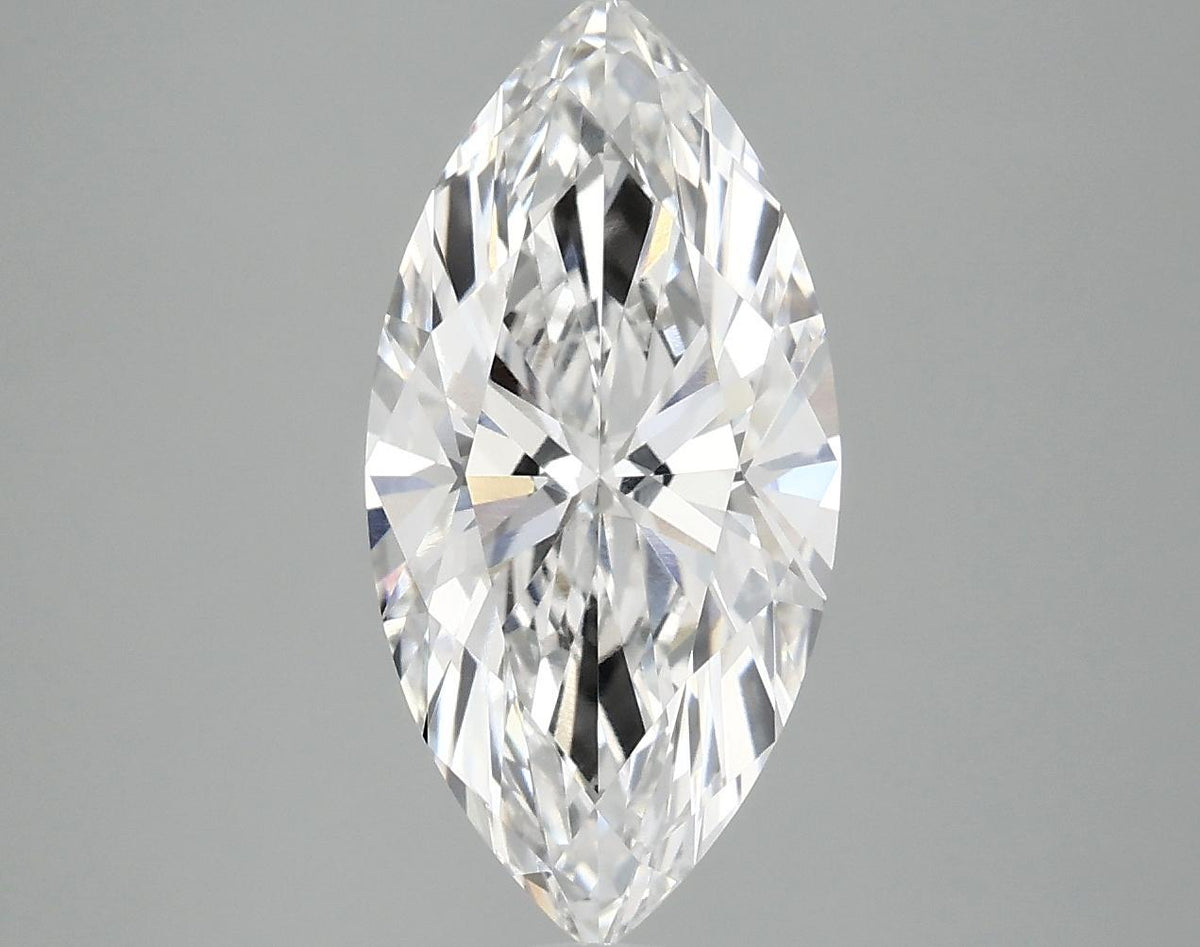3.0 Carat Marquise Shaped Ideal Cut VVS2 IGI Certified Lab Grown Diamond