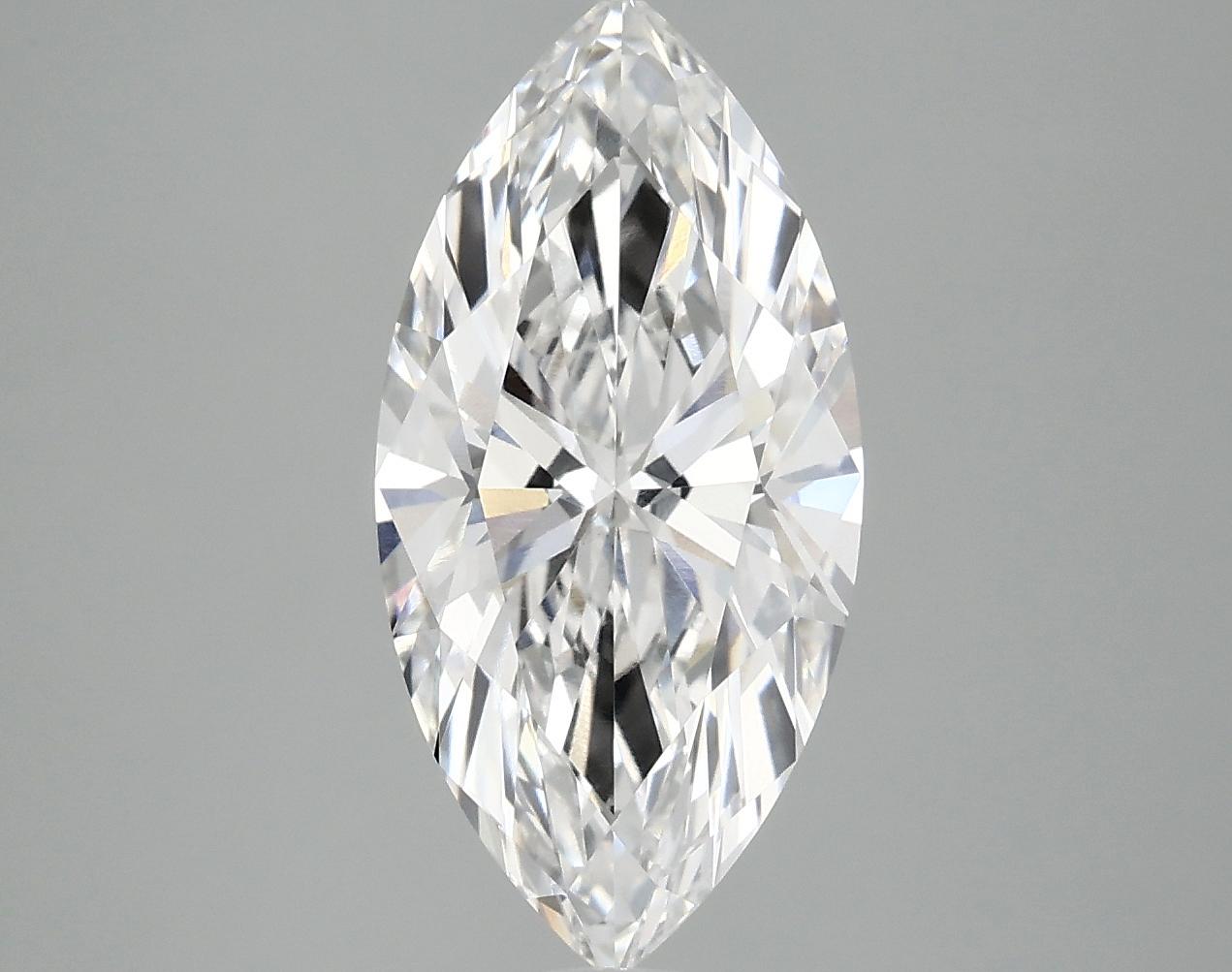 3.0 Carat Marquise Shaped Ideal Cut VVS2 IGI Certified Lab Grown Diamond