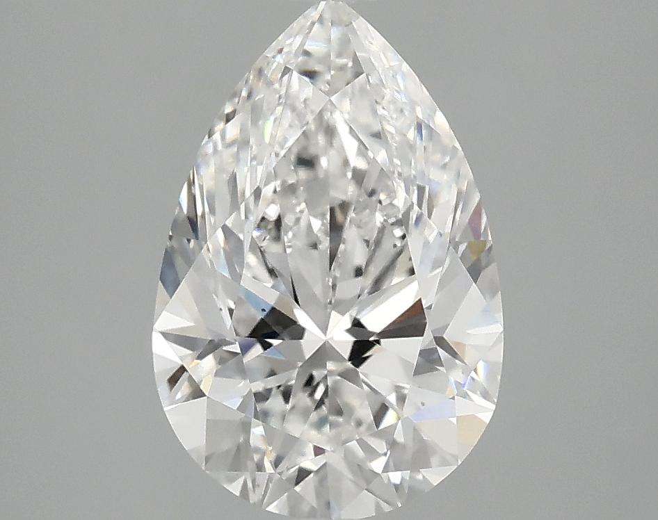 2.5 Carat Pear Shaped Excellent Cut VS2 IGI Certified Lab Grown Diamond