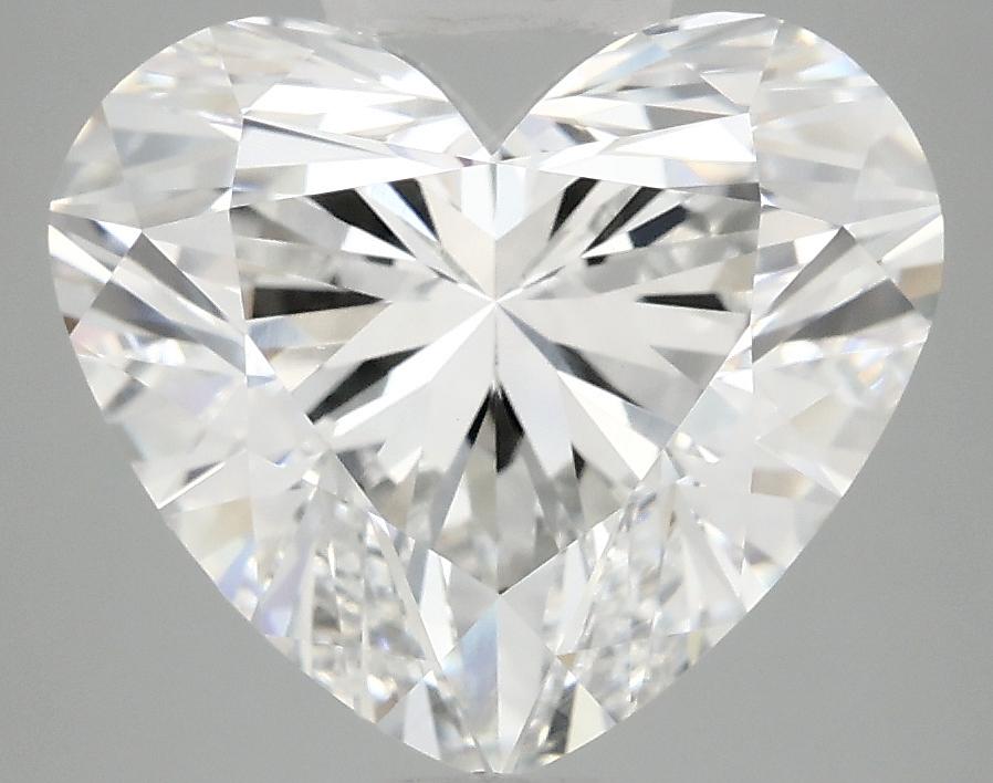 5.03 Carat Heart Shaped Ideal Cut VVS2 IGI Certified Lab Grown Diamond