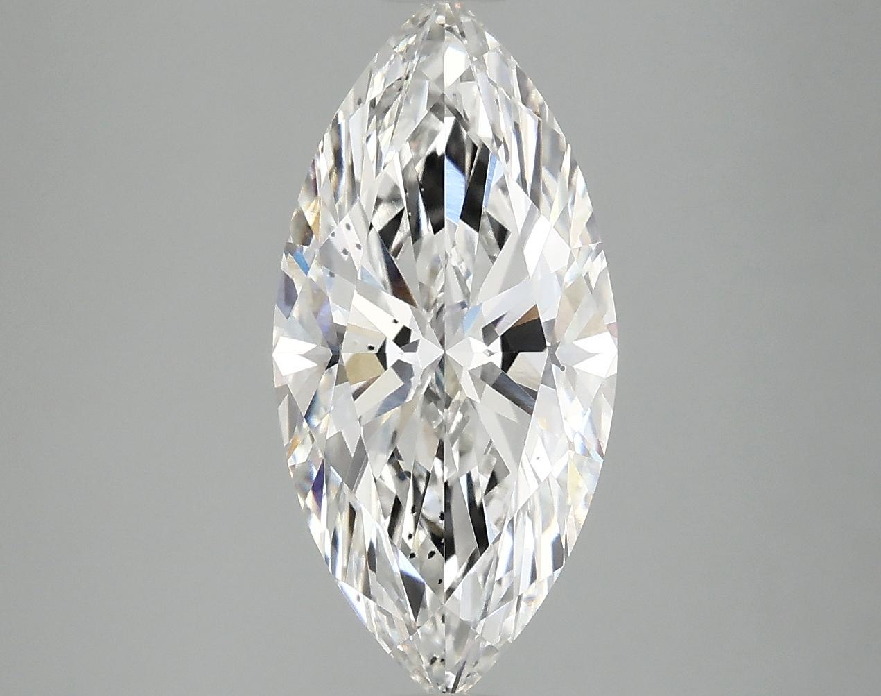 3.01 Carat Marquise Shaped Excellent Cut SI1 IGI Certified Lab Grown Diamond