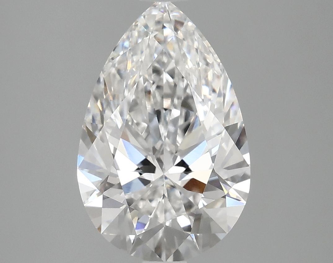 3.04 Carat Pear Shaped Excellent Cut VVS2 IGI Certified Lab Grown Diamond