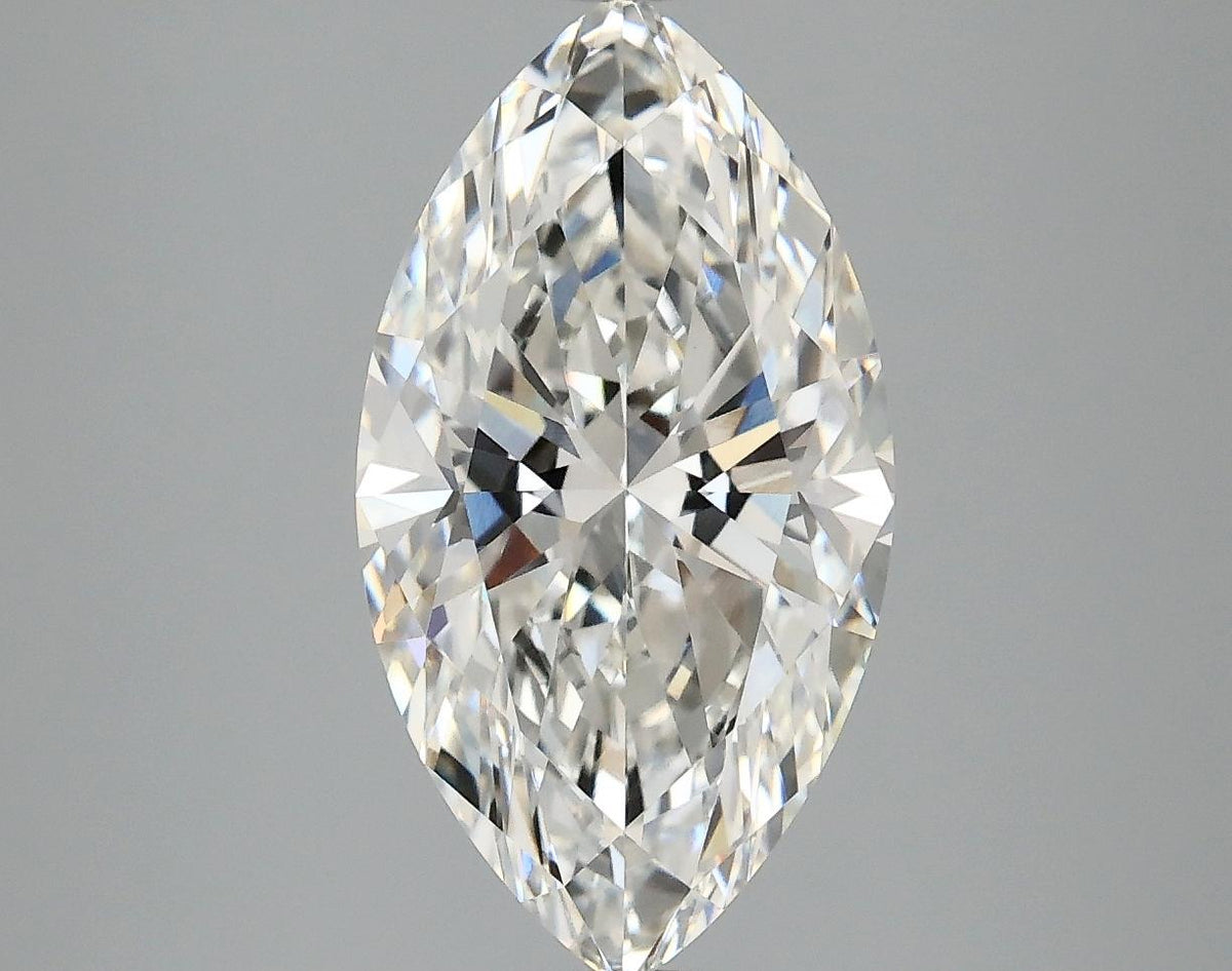 3.0 Carat Marquise Shaped Excellent Cut VVS2 IGI Certified Lab Grown Diamond